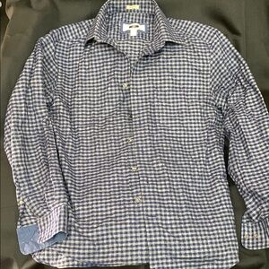 Joseph Abboud Blue Casual Button Down Shirt for Everyday Style